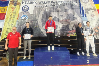 ÇBSK güreşçisi Meliha Kobal’dan bir şampiyonluk daha!