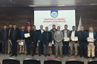 Muhtarlar Akademisi'nin 6. toplantısı Saray'da yapıldı