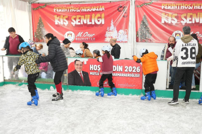 Marmaraereğlisi’nde Yeni Yıl coşkusu: Kış Şenliği'ne yoğun ilgi