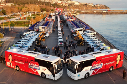 Tekirdağ Büyükşehir’in filosuna 423 yeni araç